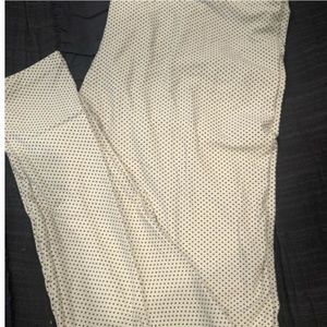 Lularoe TC white with small black dots
